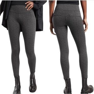 Athleta Delancey Textured Tight Legging Textured Delancey Grey Black | Size XS